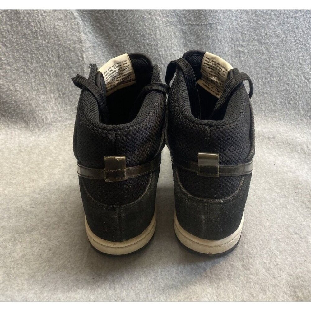 NIKE Dunk Sky High Essential Black TENNIS SHOES Sz 7 sneakers 2013 644877-001 - Picture 5 of 9